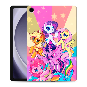 Силиконовый чехол на Samsung Galaxy Tab A9 Plus с принтом My little pony Дружба чудо