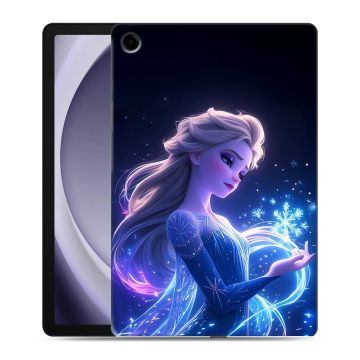 Силиконовый чехол на Samsung Galaxy Tab A9 Plus с принтом Холодное сердце Frozen