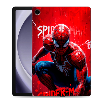 Силиконовый чехол на Samsung Galaxy Tab A9 Plus с принтом Spiderman Человек паук Силиконовый чехол на Samsung Galaxy Tab A9 Plus с принтом Spiderman Человек паук