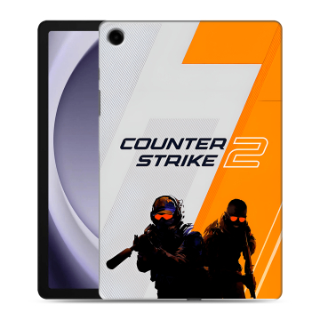 Силиконовый чехол на Samsung Galaxy Tab A9 Plus с принтом Counter Strike