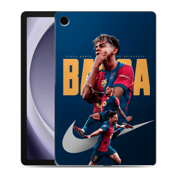Силиконовый чехол на Samsung Galaxy Tab A9 Plus с принтом Барселона Barca Yamal 