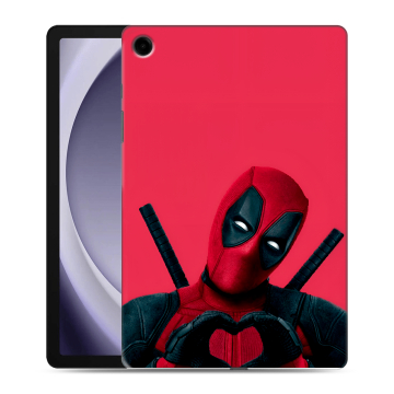 Силиконовый чехол на Samsung Galaxy Tab A9 Plus с принтом Дедпул Deadpool