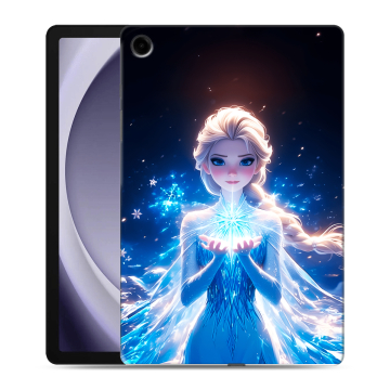 Силиконовый чехол на Samsung Galaxy Tab A9 Plus с принтом Холодное сердце Frozen