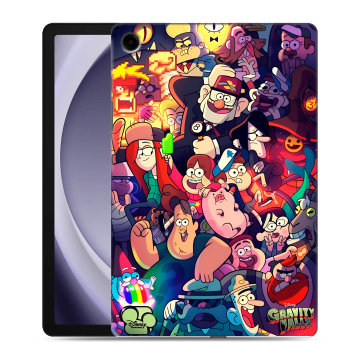 Силиконовый чехол на Samsung Galaxy Tab A9 Plus с принтом Gravity Falls Гравити Фолз