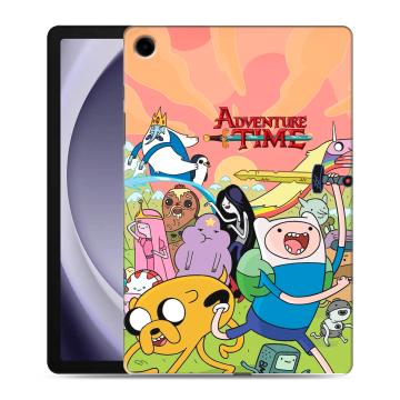 Силиконовый чехол на Samsung Galaxy Tab A9 Plus с принтом Adventure time Время приключений
