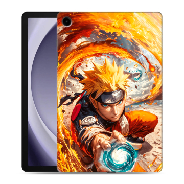 Силиконовый чехол на Samsung Galaxy Tab A9 Plus с принтом Аниме Наруто Naruto