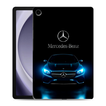 Силиконовый чехол на Samsung Galaxy Tab A9 Plus с принтом Mercedes Мерседес Силиконовый чехол на Samsung Galaxy Tab A9 Plus с принтом Mercedes Мерседес