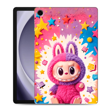 Силиконовый чехол на Samsung Galaxy Tab A9 Plus с принтом Labubu Лабубу