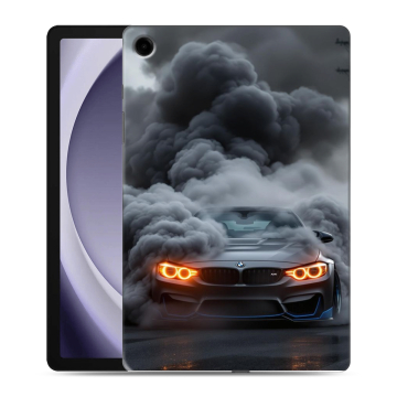 Силиконовый чехол на Samsung Galaxy Tab A9 Plus с принтом BMW БМВ Силиконовый чехол на Samsung Galaxy Tab A9 Plus с принтом BMW БМВ