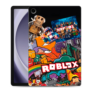 Силиконовый чехол на Samsung Galaxy Tab A9 Plus с принтом Roblox Роблокс
