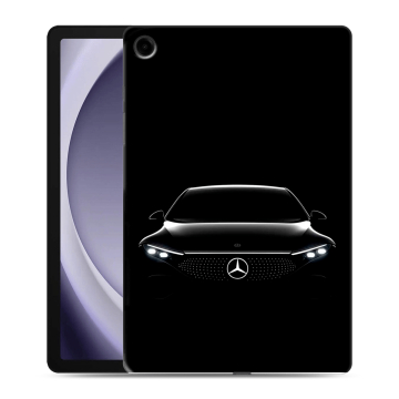 Силиконовый чехол на Samsung Galaxy Tab A9 Plus с принтом Mercedes Мерседес