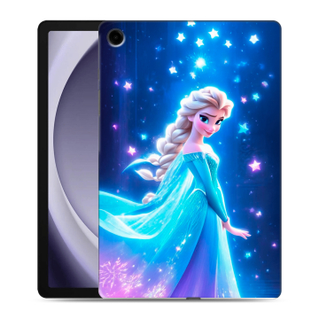 Силиконовый чехол на Samsung Galaxy Tab A9 Plus с принтом Холодное сердце Frozen