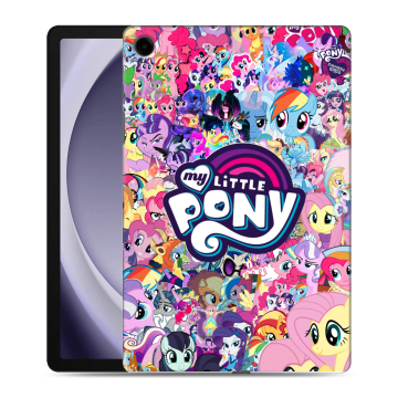 Силиконовый чехол на Samsung Galaxy Tab A9 Plus с принтом My little pony Дружба чудо