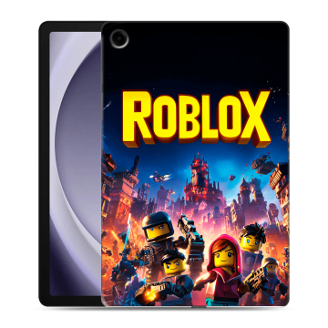 Силиконовый чехол на Samsung Galaxy Tab A9 Plus с принтом Roblox Роблокс