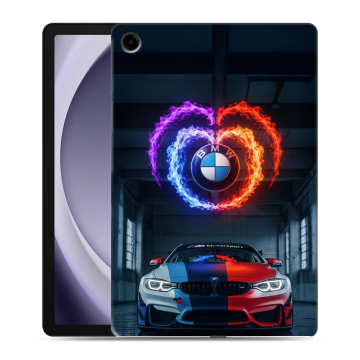 Силиконовый чехол на Samsung Galaxy Tab A9 Plus с принтом BMW БМВ