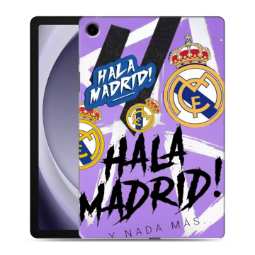 Силиконовый чехол на Samsung Galaxy Tab A9 Plus с принтом Real Madrid Реал Мадрид