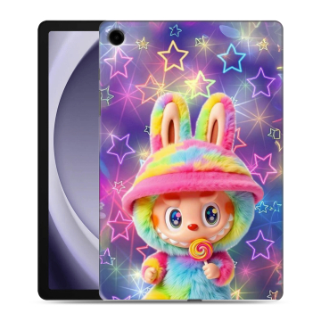 Силиконовый чехол на Samsung Galaxy Tab A9 Plus с принтом Labubu Лабубу