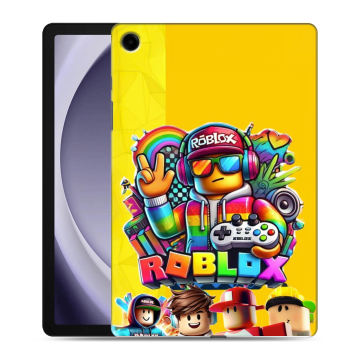 Силиконовый чехол на Samsung Galaxy Tab A9 Plus с принтом Roblox Роблокс
