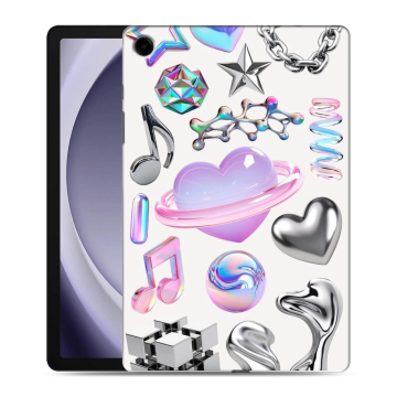 Силиконовый чехол на Samsung Galaxy Tab A9 Plus с принтом Y2K