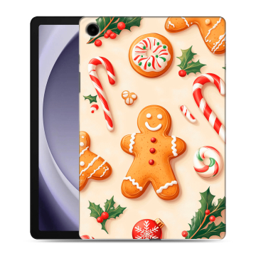 Силиконовый чехол на Samsung Galaxy Tab A9 Plus с принтом Новый год Силиконовый чехол на Samsung Galaxy Tab A9 Plus с принтом Новый год