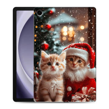 Силиконовый чехол на Samsung Galaxy Tab A9 Plus с принтом Новый год Силиконовый чехол на Samsung Galaxy Tab A9 Plus с принтом Новый год