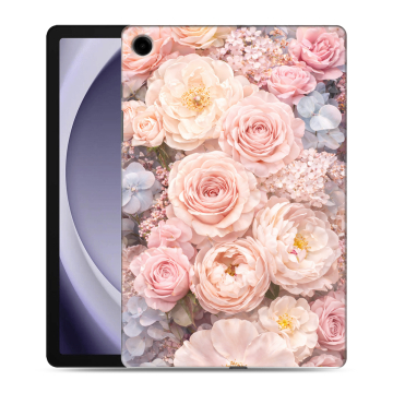 Силиконовый чехол на Samsung Galaxy Tab A9 Plus с принтом женский