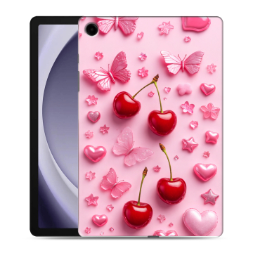 Силиконовый чехол на Samsung Galaxy Tab A9 Plus с принтом для девочек