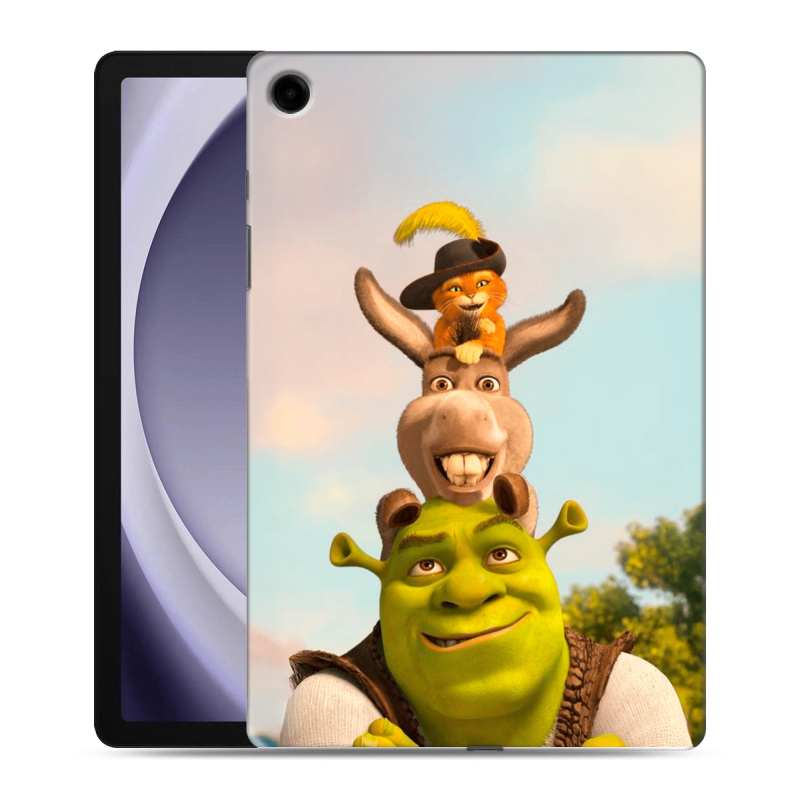 Силиконовый чехол на Samsung Galaxy Tab A9 Plus с принтом Шрек Shrek Силиконовый чехол на Samsung Galaxy Tab A9 Plus с принтом Шрек Shrek