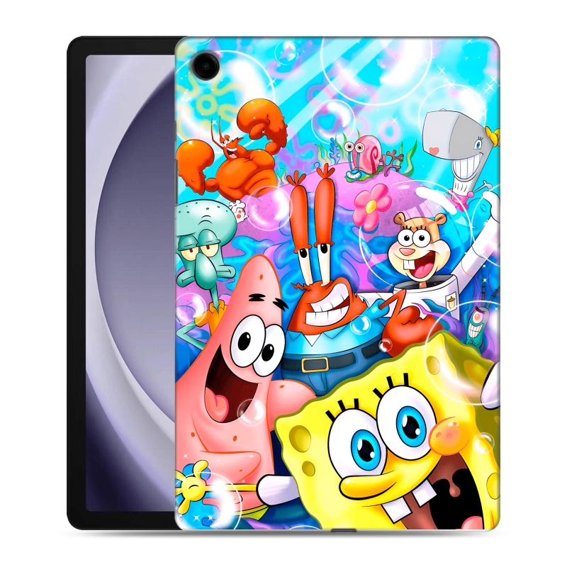 Силиконовый чехол на Samsung Galaxy Tab A9 Plus с принтом спанчбоб спанч боб Силиконовый чехол на Samsung Galaxy Tab A9 Plus с принтом спанчбоб спанч боб