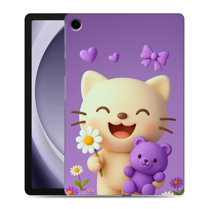 Силиконовый чехол на Samsung Galaxy Tab A9 Plus с принтом для девочек Силиконовый чехол на Samsung Galaxy Tab A9 Plus с принтом для девочек
