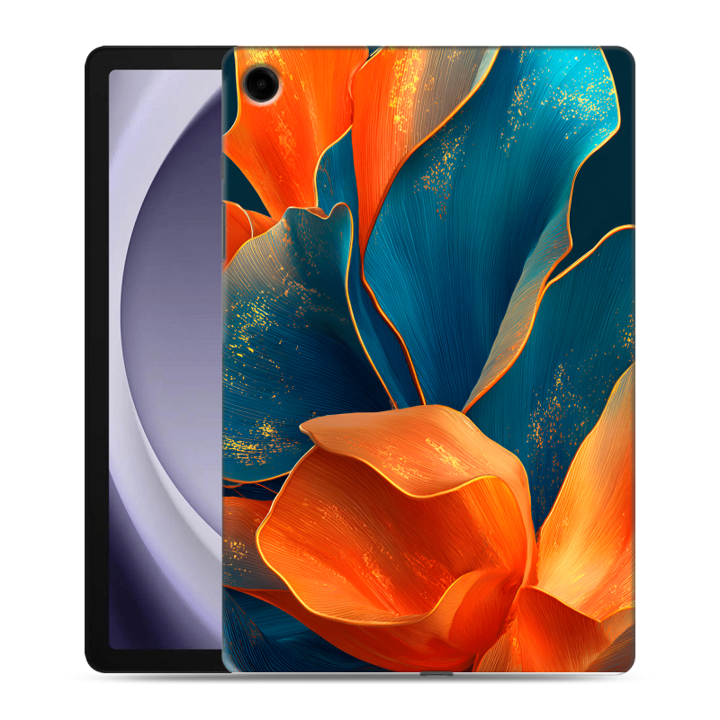 Силиконовый чехол на Samsung Galaxy Tab A9 Plus с принтом Цветы Силиконовый чехол на Samsung Galaxy Tab A9 Plus с принтом Цветы