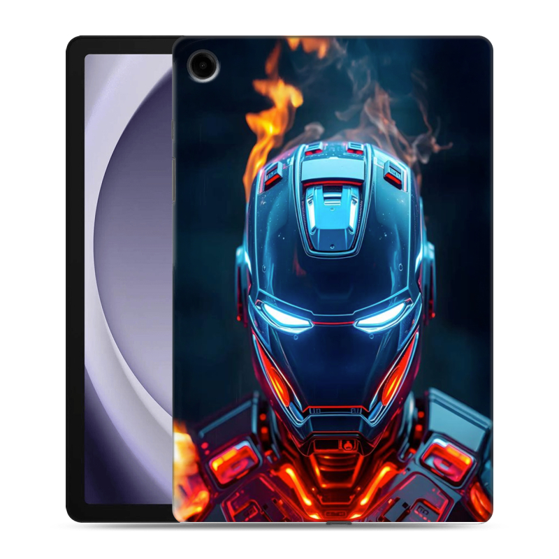 Силиконовый чехол на Samsung Galaxy Tab A9 Plus с принтом IronMan Железный человек Силиконовый чехол на Samsung Galaxy Tab A9 Plus с принтом IronMan Железный человек
