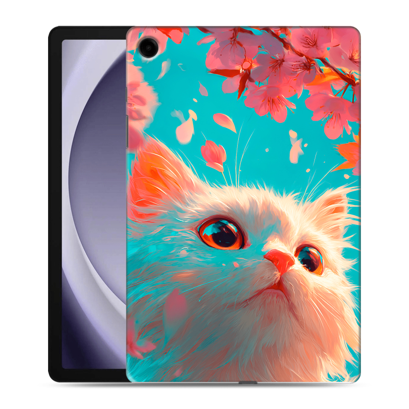 Силиконовый чехол на Samsung Galaxy Tab A9 Plus с принтом Красивый кот Силиконовый чехол на Samsung Galaxy Tab A9 Plus с принтом Красивый кот