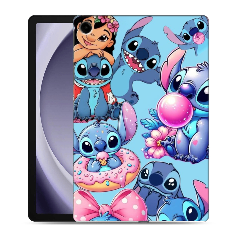 Силиконовый чехол на Samsung Galaxy Tab A9 Plus с принтом Лило и Стич Силиконовый чехол на Samsung Galaxy Tab A9 Plus с принтом Лило и Стич