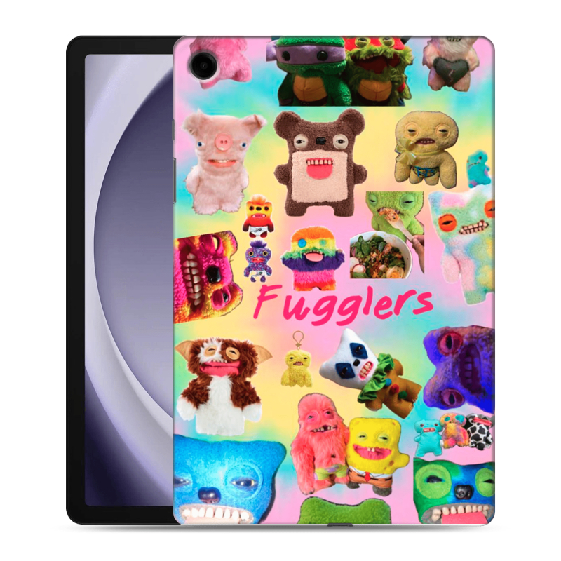Силиконовый чехол на Samsung Galaxy Tab A9 Plus с принтом Флагер Fuggler Силиконовый чехол на Samsung Galaxy Tab A9 Plus с принтом Флагер Fuggler