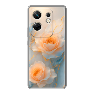 Силиконовый чехол на Infinix Zero 30 4G с принтом Женский