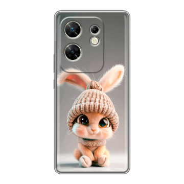 Силиконовый чехол на Infinix Zero 30 4G с принтом Кролик Силиконовый чехол на Infinix Zero 30 4G с принтом Кролик