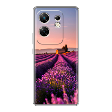 Силиконовый чехол на Infinix Zero 30 4G с принтом лаванда Силиконовый чехол на Infinix Zero 30 4G с принтом лаванда