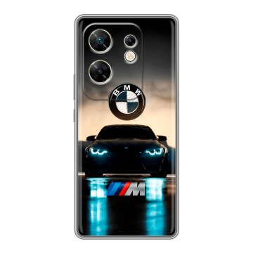 Силиконовый чехол на Infinix Zero 30 4G с принтом БМВ BMW Силиконовый чехол на Infinix Zero 30 4G с принтом БМВ BMW