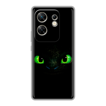 Силиконовый чехол на Infinix Zero 30 4G с принтом Как приручить дракона Силиконовый чехол на Infinix Zero 30 4G с принтом Как приручить дракона