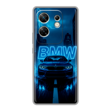 Силиконовый чехол на Infinix Zero 30 4G с принтом BMW БМВ Силиконовый чехол на Infinix Zero 30 4G с принтом BMW БМВ