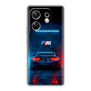 Силиконовый чехол на Infinix Zero 30 4G с принтом BMW БМВ Силиконовый чехол на Infinix Zero 30 4G с принтом BMW БМВ