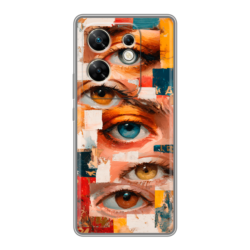 Силиконовый чехол на Infinix Zero 30 4G с принтом Модный принт Силиконовый чехол на Infinix Zero 30 4G с принтом Модный принт