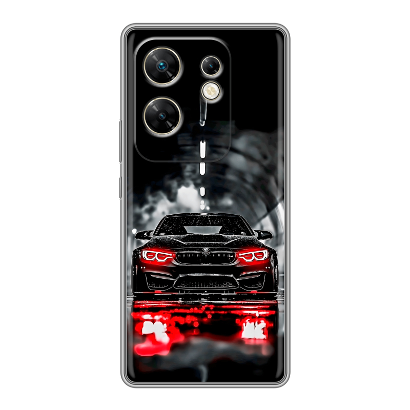 Силиконовый чехол на Infinix Zero 30 4G с принтом BMW БМВ Силиконовый чехол на Infinix Zero 30 4G с принтом BMW БМВ