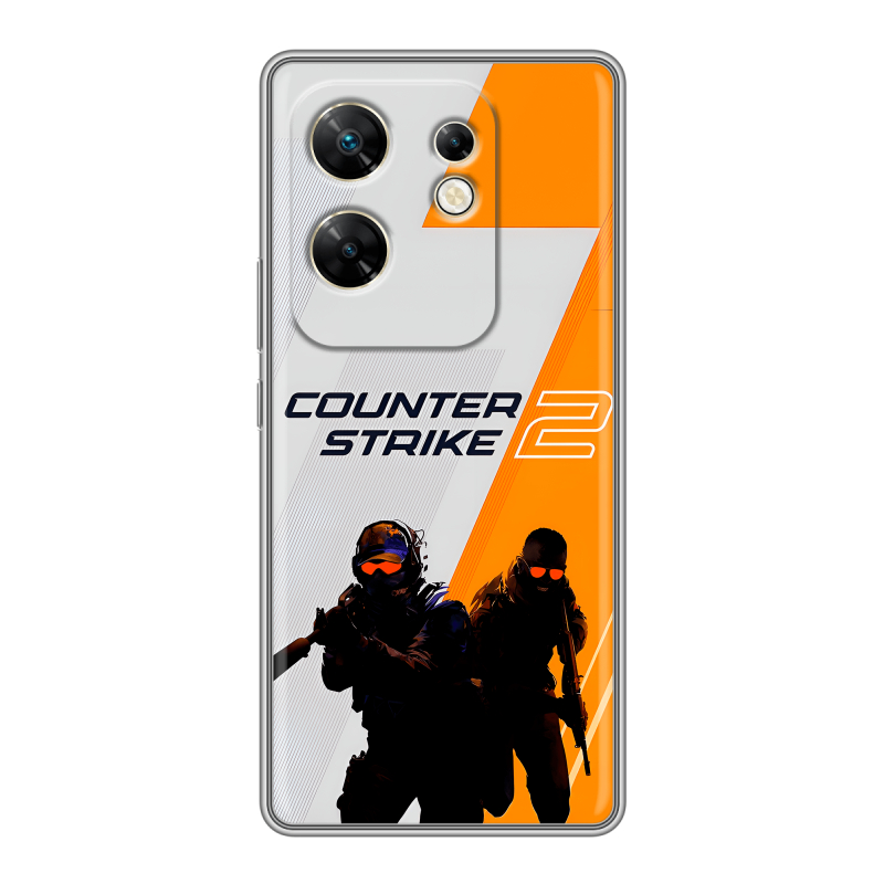 Силиконовый чехол на Infinix Zero 30 4G с принтом Counter Strike Силиконовый чехол на Infinix Zero 30 4G с принтом Counter Strike