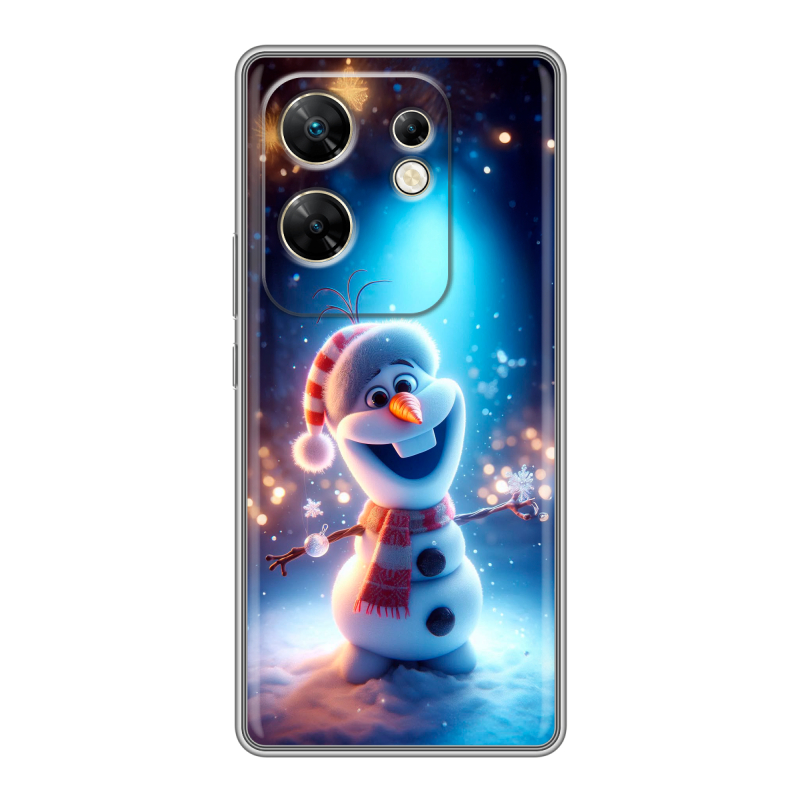 Силиконовый чехол на Infinix Zero 30 4G с принтом Новый год Силиконовый чехол на Infinix Zero 30 4G с принтом Новый год