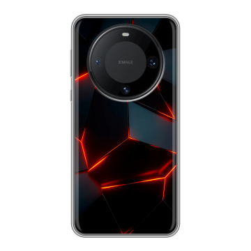 Силиконовый чехол на Huawei Mate 60 Pro с принтом Яркие абстракции Силиконовый чехол на Huawei Mate 60 Pro с принтом Яркие абстракции