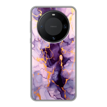 Силиконовый чехол на Huawei Mate 60 Pro с принтом Мрамор