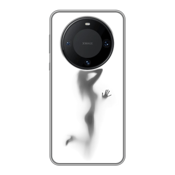 Силиконовый чехол на Huawei Mate 60 Pro с принтом Силуэт