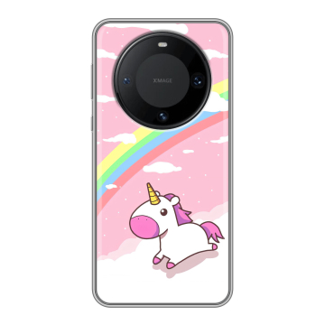 Силиконовый чехол на Huawei Mate 60 Pro с принтом Единорог Силиконовый чехол на Huawei Mate 60 Pro с принтом Единорог